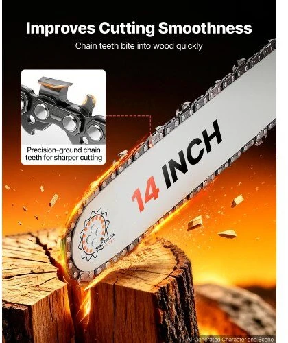 Benzininis grandininis pjūklas VEVOR OO-3800, 1,15 kW