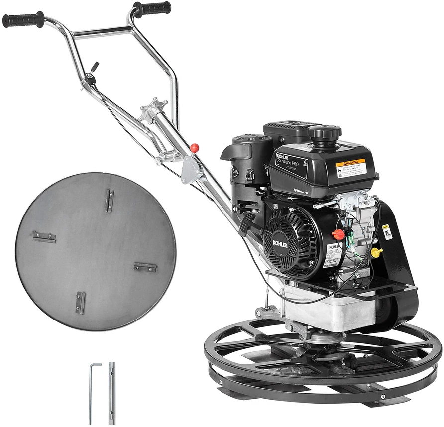 VEVOR Cemento glaistyklė 61 cm 4,5 kW su plūdine plokšte