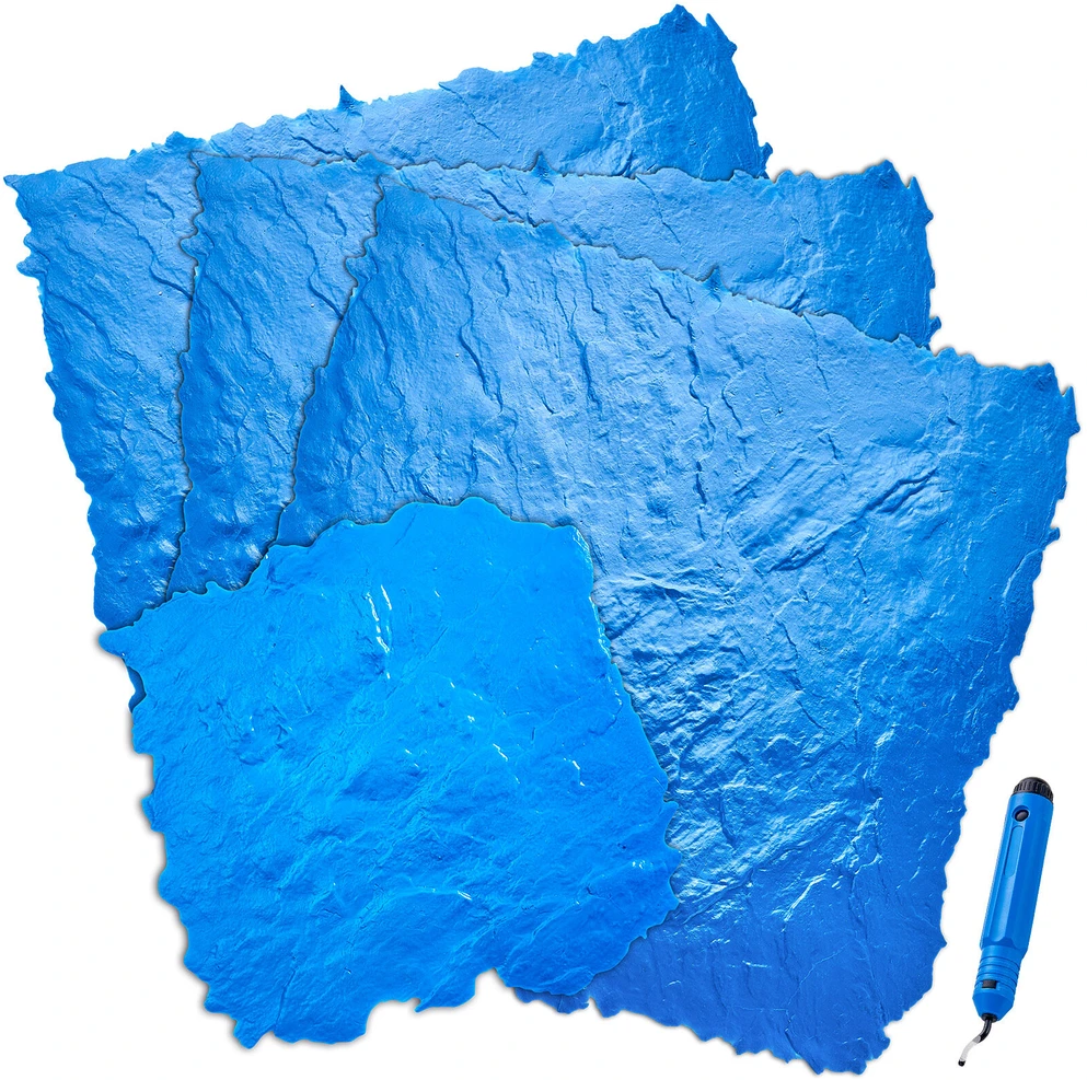 VEVOR Betono antspaudų kilimėliai 90 cm ir 50 cm 4 vnt