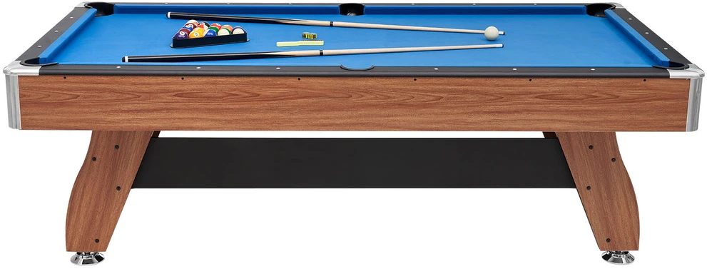 VEVOR Biliardo stalas 244 cm su medine apdaila