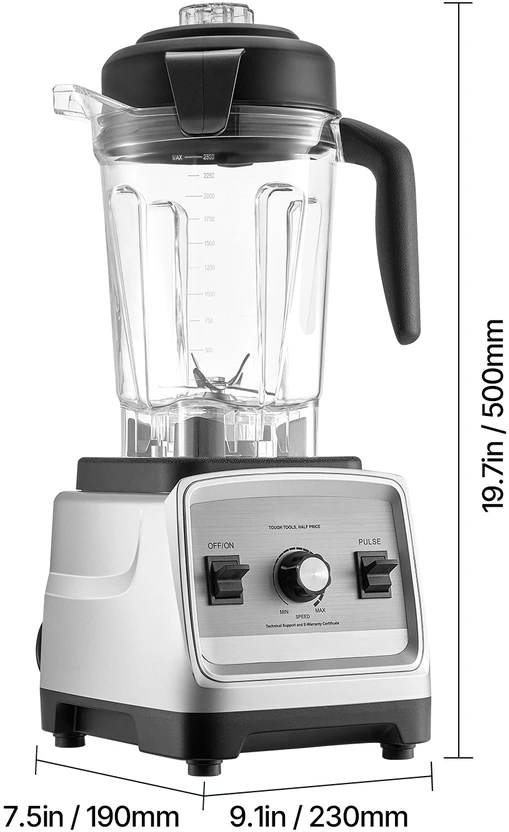 VEVOR 2.5 L virtuvinis trintuvas kokteiliams