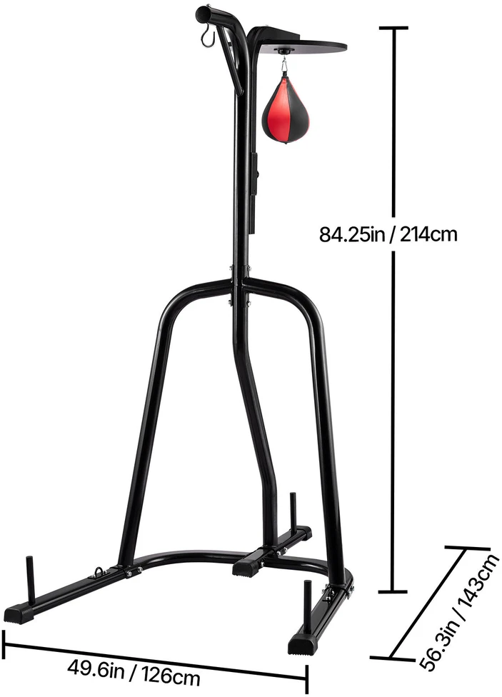 VEVOR 2 in 1 bokso maišo stovas iš plieno