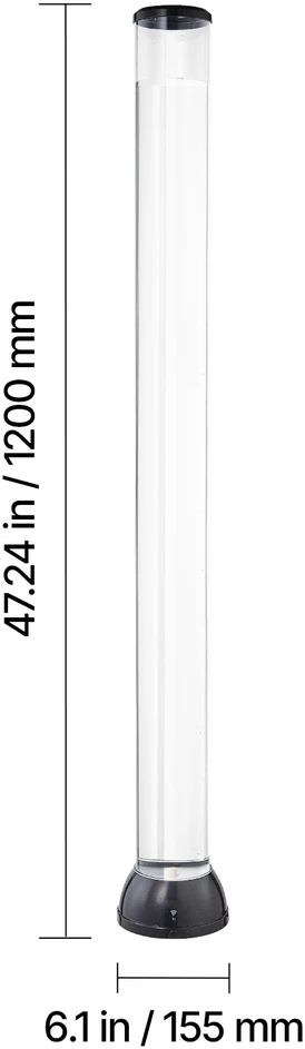 VEVOR 120 cm sensorinė burbulinė lempa
