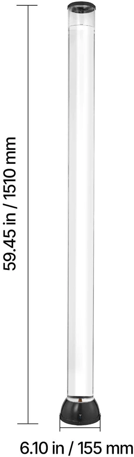 VEVOR Lempos burbulų vamzdis su 16 spalvų 150 cm