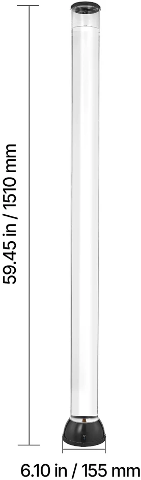 VEVOR Lempos burbulų vamzdis su 16 spalvų 150 cm