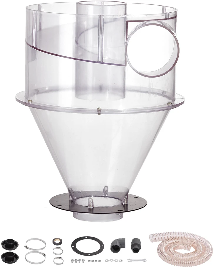 VEVOR Cikloninis dulkių separatorius 4" 18.9-37.85L talpai