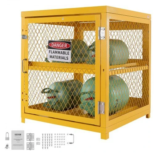 VEVOR Horizontalus cilindrų laikymo spinta 4x15 kg