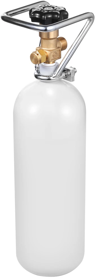 VEVOR CO2 balionas su DIN477 vožtuvu, 2kg
