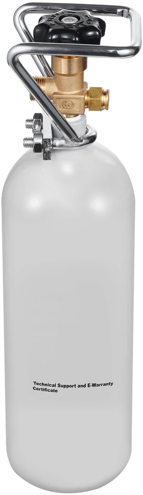 VEVOR CO2 balionas su DIN477 vožtuvu, 2kg