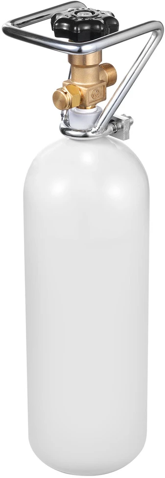 VEVOR CO2 balionas su DIN477 vožtuvu, 2kg