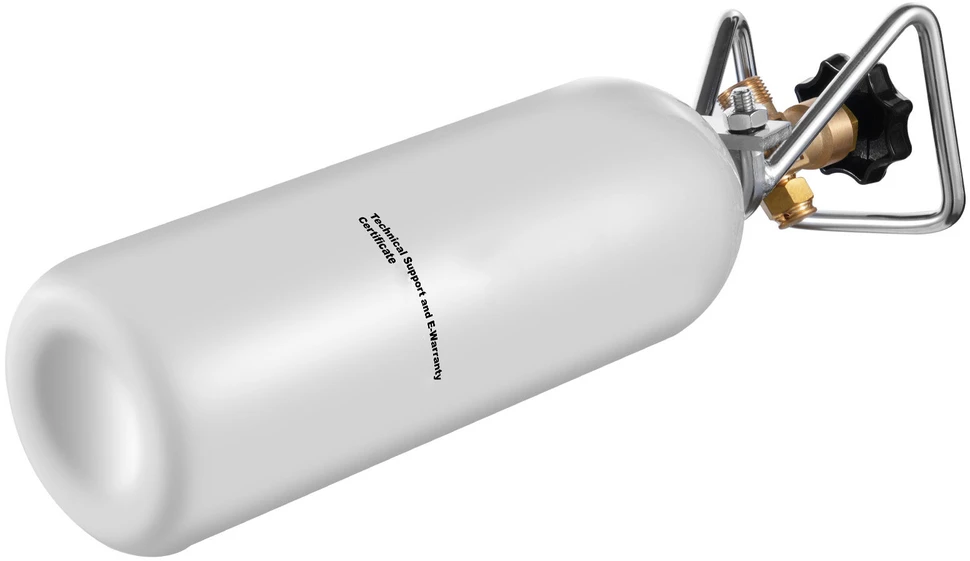 VEVOR CO2 balionas su DIN477 vožtuvu, 2kg
