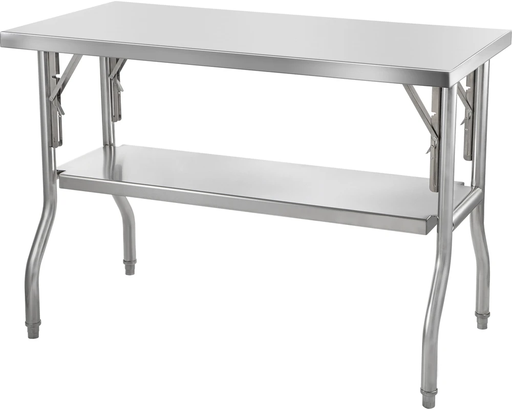 VEVOR Sulankstomas komercinis darbo stalas 122 x 61 cm