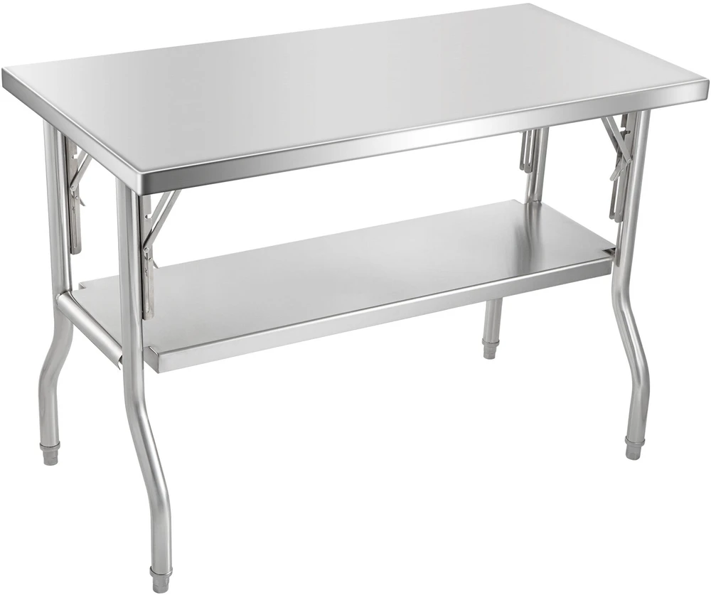 VEVOR Sulankstomas komercinis darbo stalas 122 x 61 cm