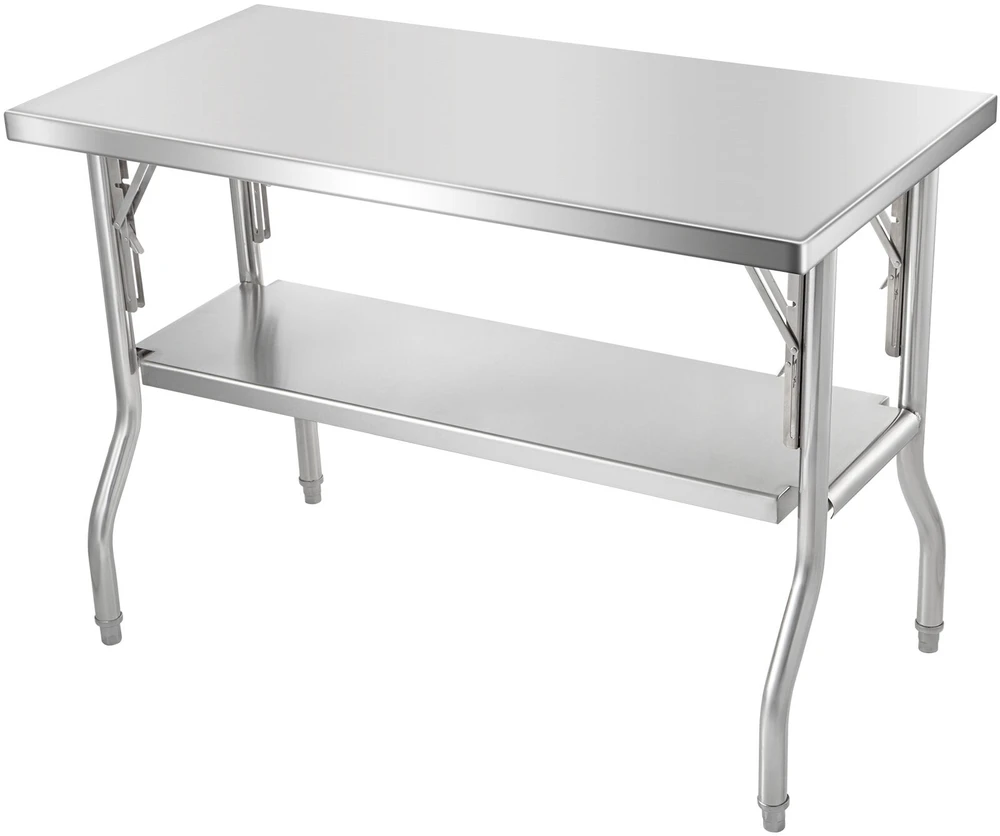 VEVOR Sulankstomas komercinis darbo stalas 122 x 61 cm