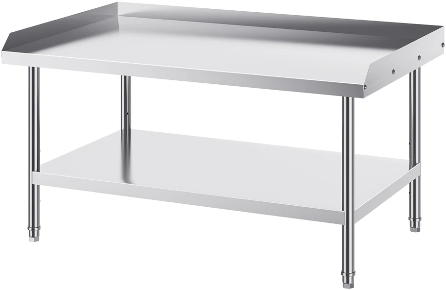 VEVOR Nerūdijančio plieno darbo stalas 76x122 cm
