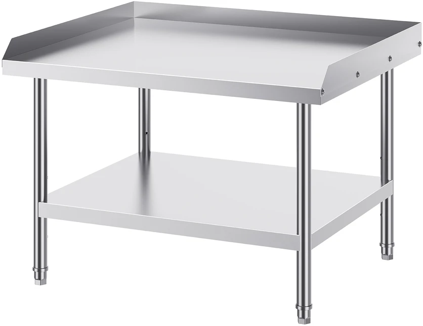 VEVOR Nerūdijančio plieno darbo stalas 76x91x66 cm