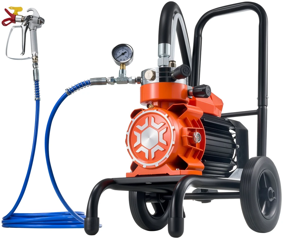 VEVOR Pneumatinis dažų purkštuvas su vežimėliu 900 W