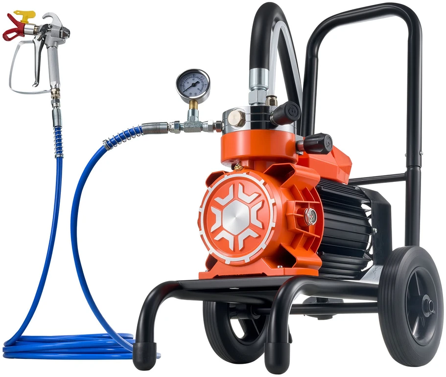 VEVOR Pneumatinis dažų purkštuvas su vežimėliu 900 W