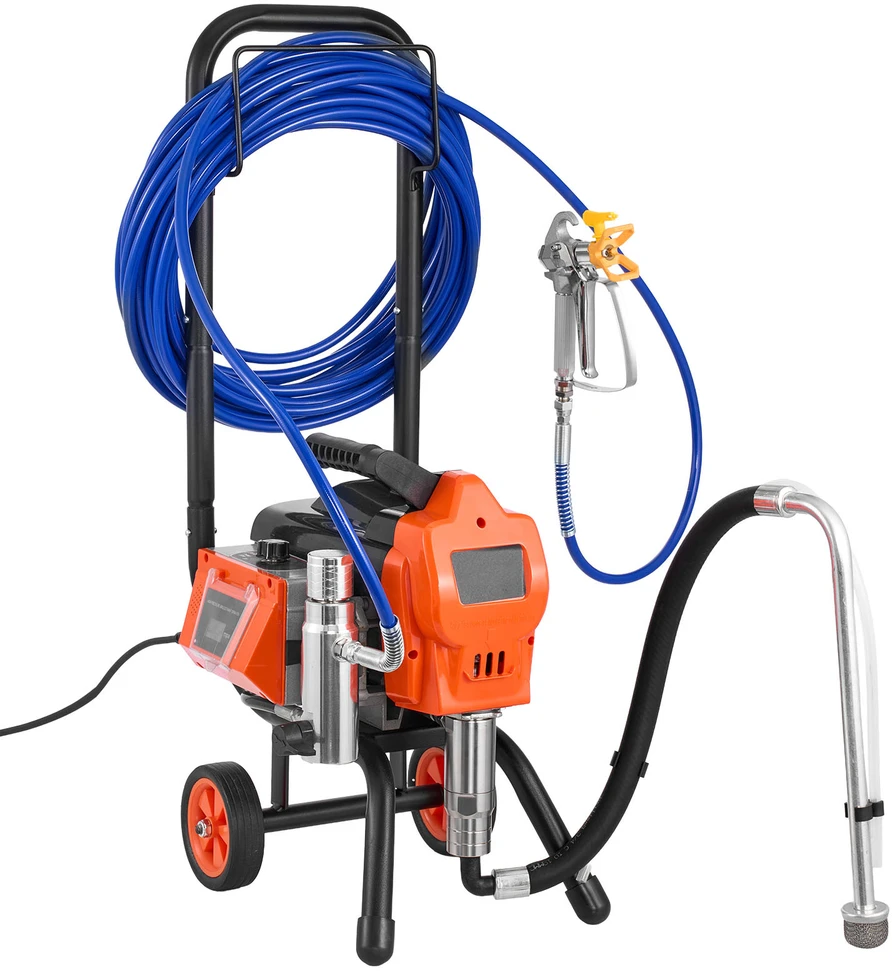 VEVOR Beorė dažymo mašina 1500W, 3300PSI su vežimėliu