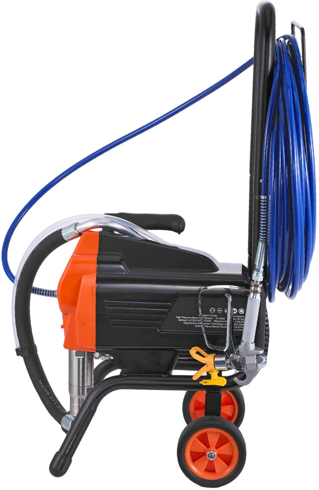 VEVOR Beorė dažymo mašina 1500W, 3300PSI su vežimėliu