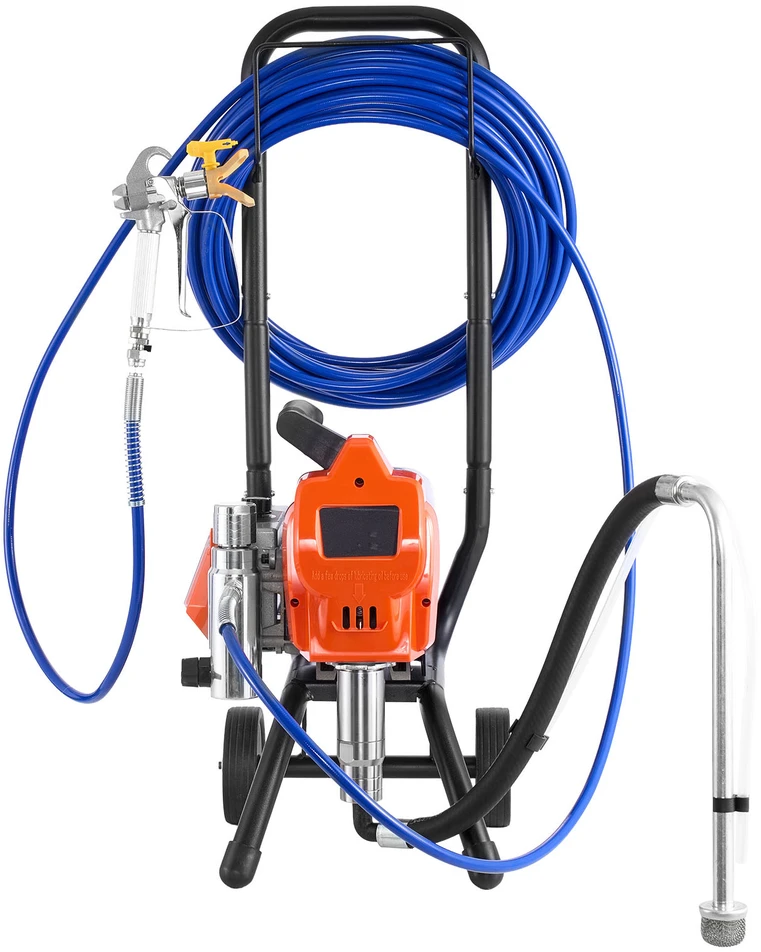 VEVOR Beorė dažymo mašina 1500W, 3300PSI su vežimėliu