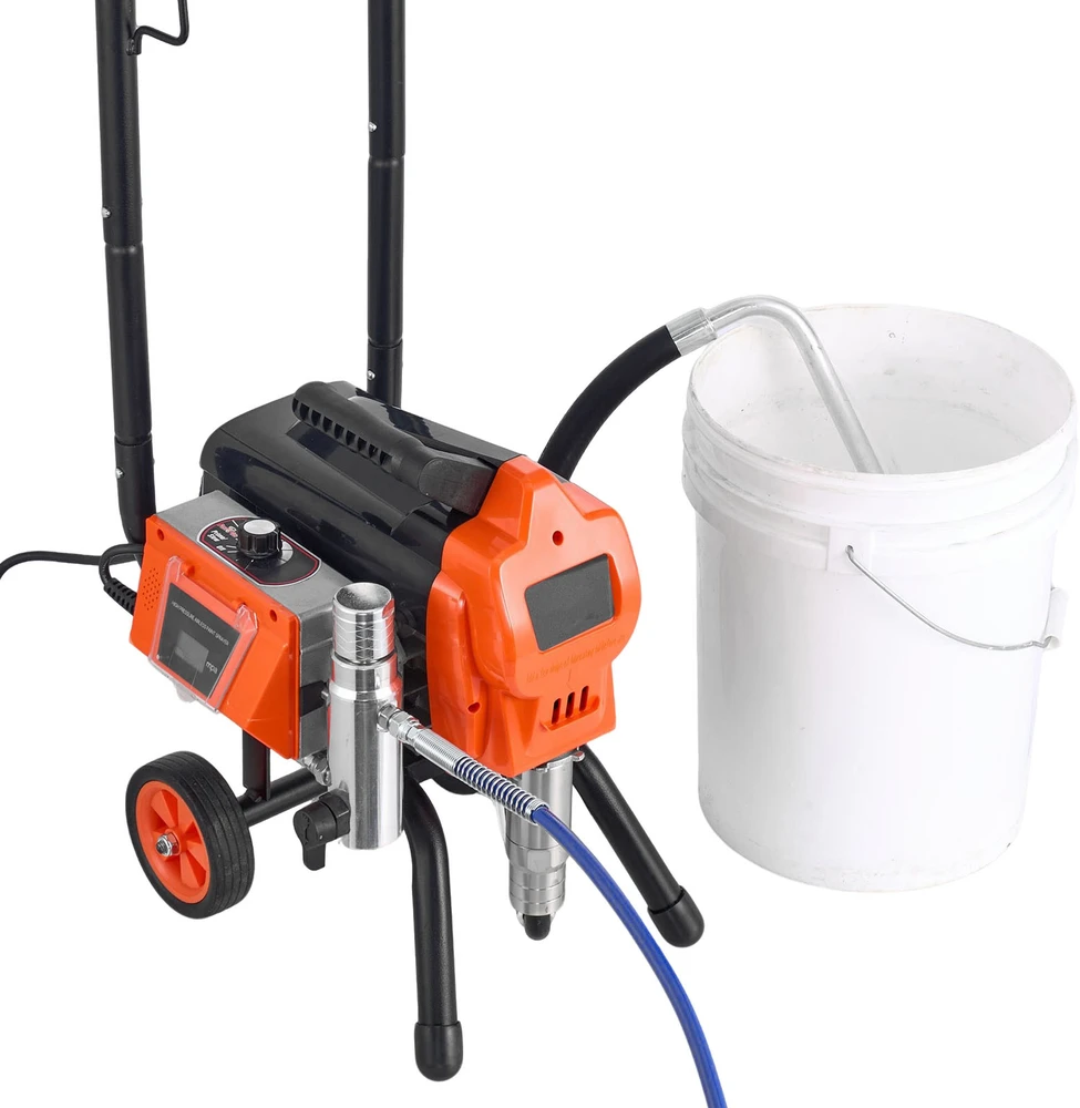 VEVOR Beorė dažymo mašina 1500W, 3300PSI su vežimėliu