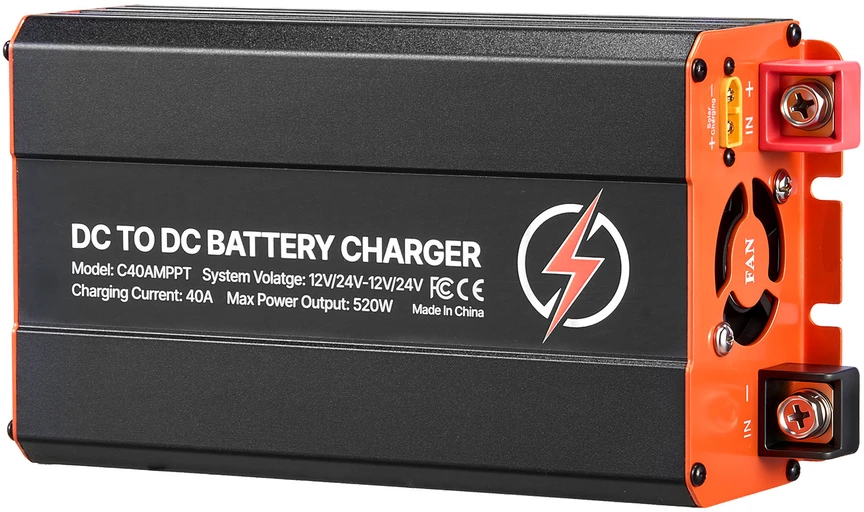 VEVOR DC į DC įkroviklis su MPPT, 520W, 40A