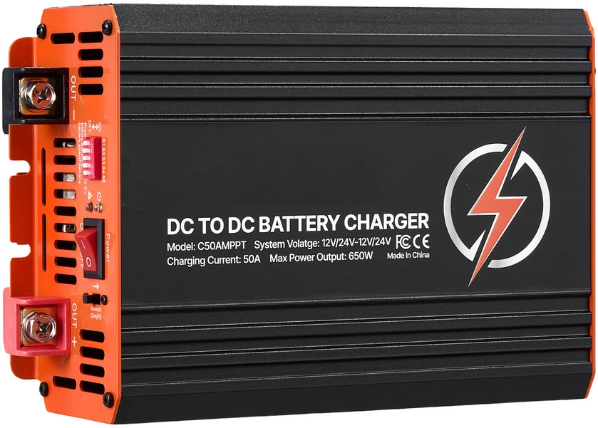 VEVOR DC į DC įkroviklis su MPPT, 650W, 50A