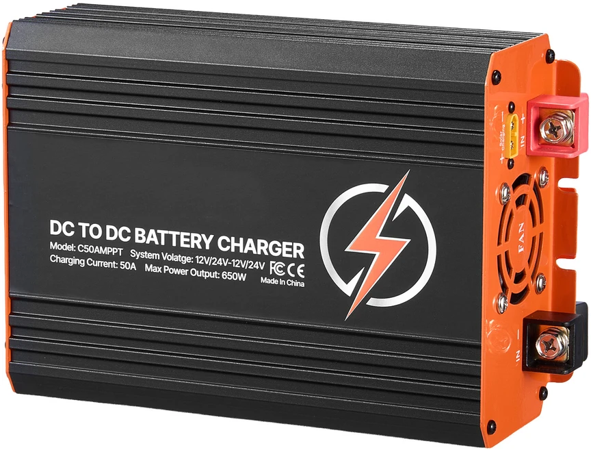 VEVOR DC į DC įkroviklis su MPPT, 650W, 50A