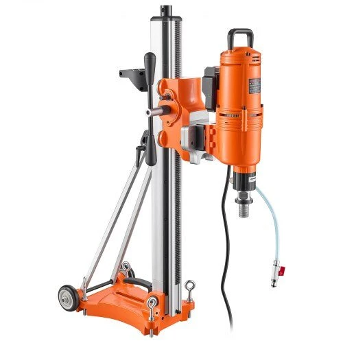 Vevor Deimantinio grąžto gręžimo mašina, sausas/šlapias, 20-450 mm skersmuo, iki 4500W, su pakreipiamu stovu