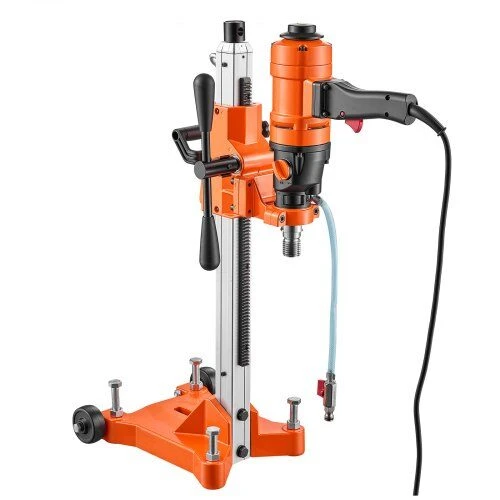 Vevor Deimantinio grąžto mašina, gręžimo skersmuo iki 200 mm, rankinis/stovo modelis, 1500 W, 2 greičiai