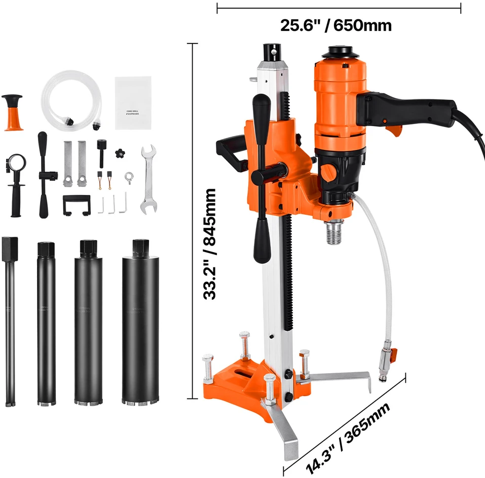 VEVOR Deimantinis grąžtas betonui 8 cm