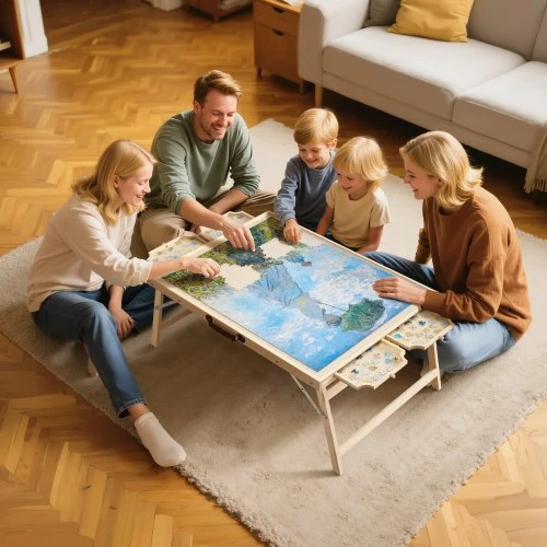 Dėlionė VEVOR 1500 dalių dėlionių lenta su sulankstomomis kojomis