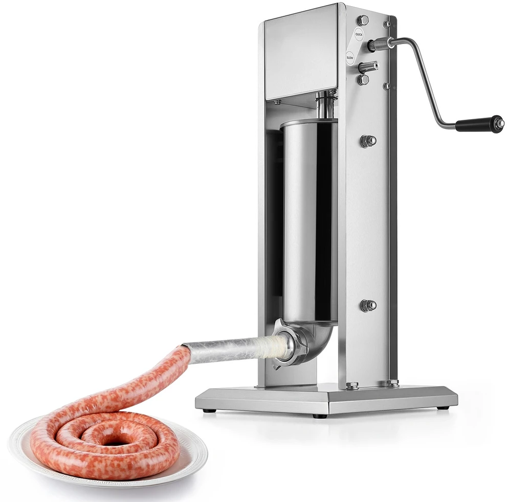 VEVOR Rankinė dešrų kimštuvė, 5 L vertikalus aparatas