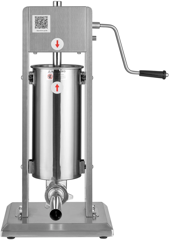 VEVOR Rankinė dešrų kimštuvė, 5 L vertikalus aparatas