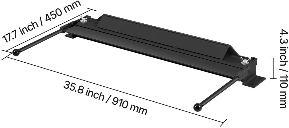 VEVOR Lakštinio metalo lenkimo staklės (762 mm, 30 colių)