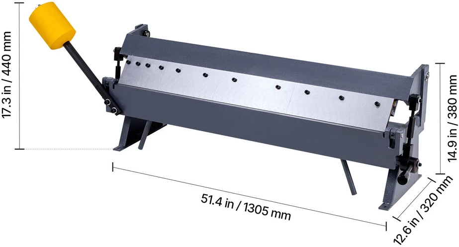 VEVOR Metalinis lenkimo stabdys su 6 segmentais