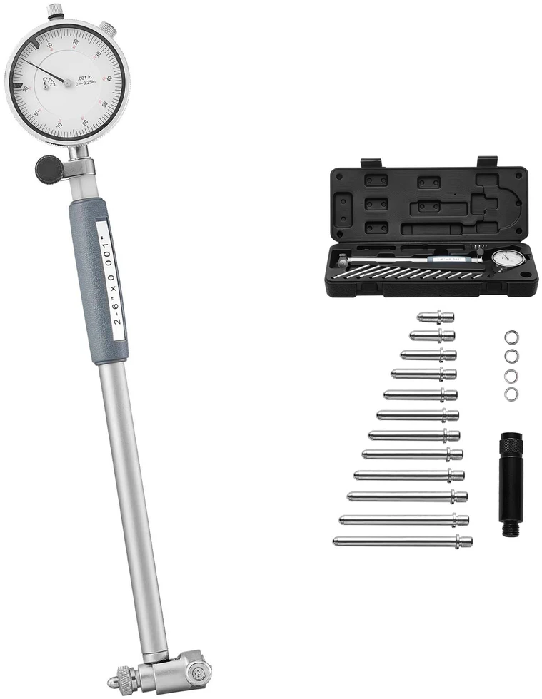 VEVOR Indikatorius ir matuoklis su 0.03 mm tikslumu