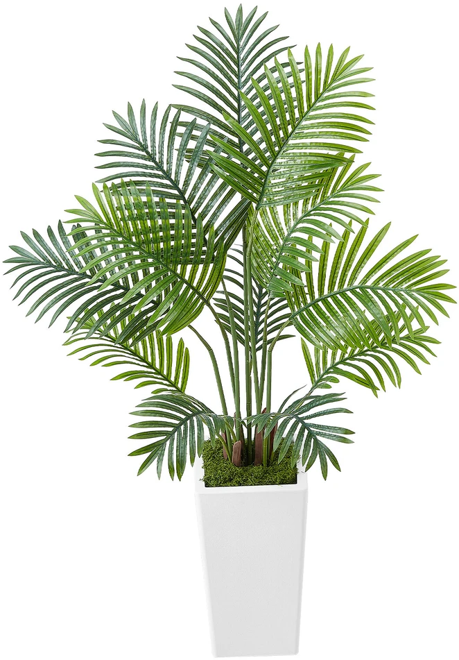 VEVOR 121 cm dirbtinės arekos palmės su vazonu