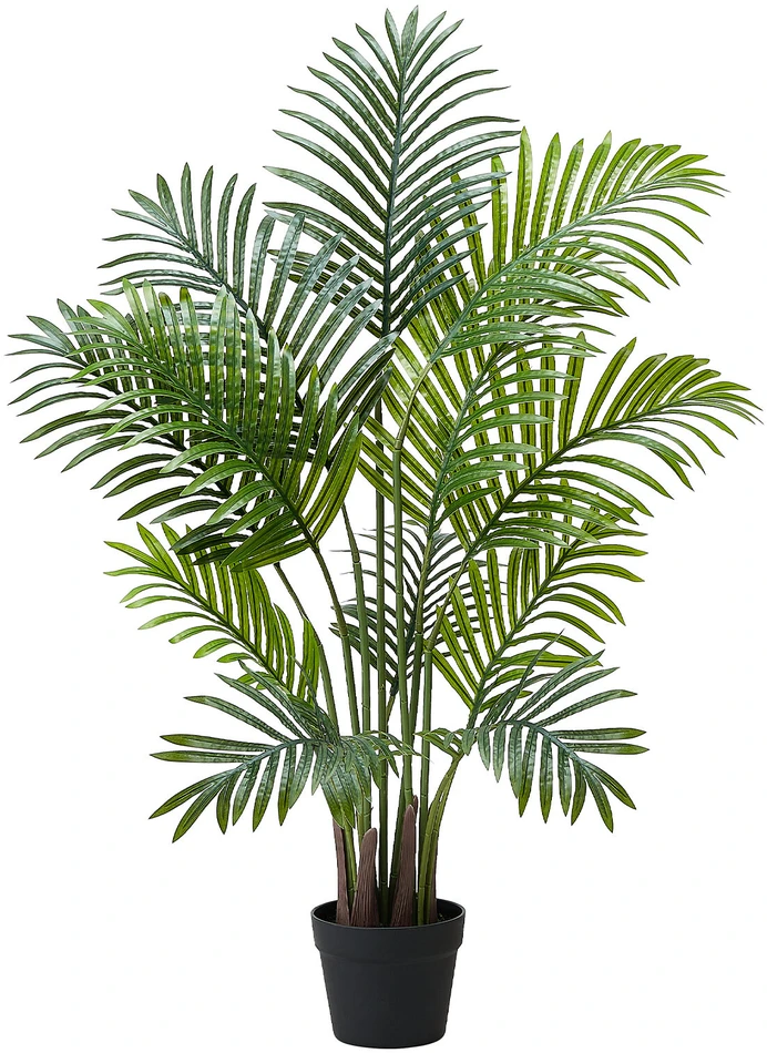 VEVOR 121 cm dirbtinės arekos palmės su vazonu