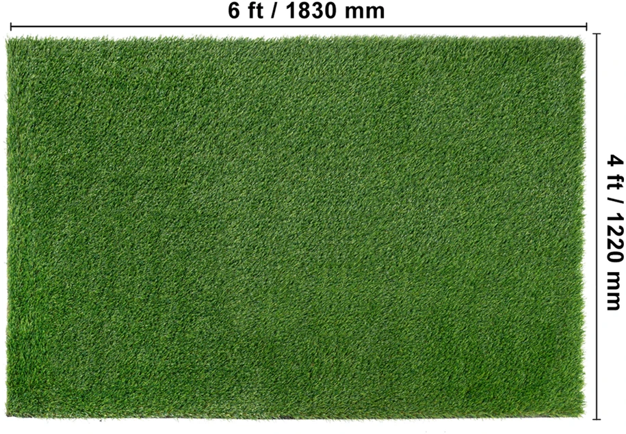 VEVOR Dirbtinė žolė 1,2 x 1,8 m kilimėlis