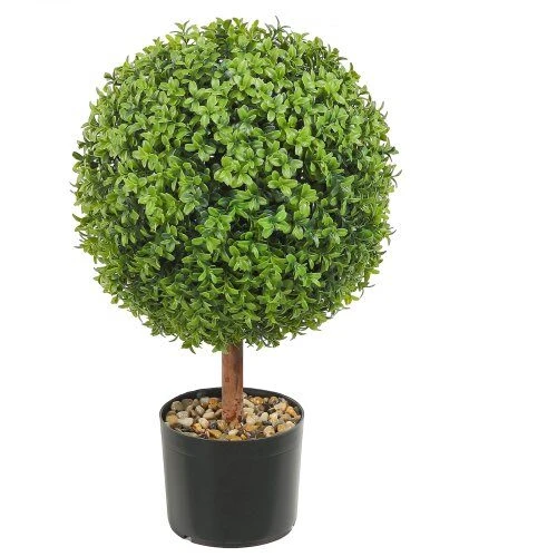 VEVOR Dirbtiniai buksmedžio medeliai 61 cm, 2 vnt.