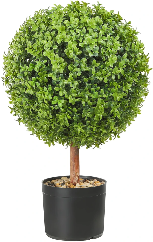 VEVOR Dirbtiniai buksmedžio medeliai 61 cm, 2 vnt.