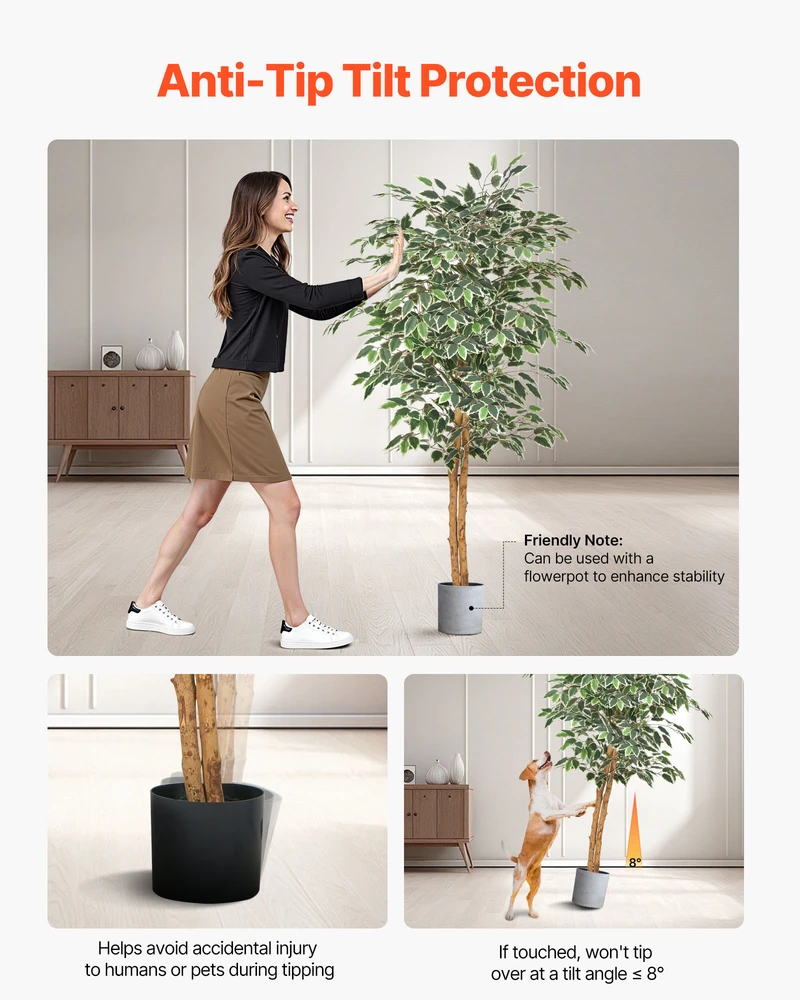 VEVOR 150 cm aukščio dirbtinis fikuso medis