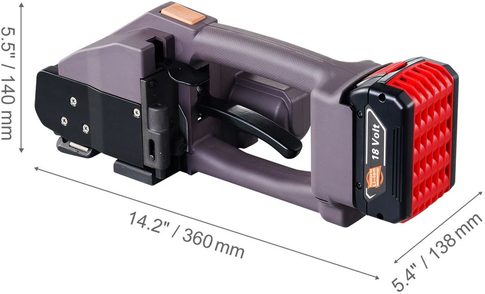 VEVOR Automatinis elektrinis diržų užtraukimo įrankis 1-1,9 cm diržams