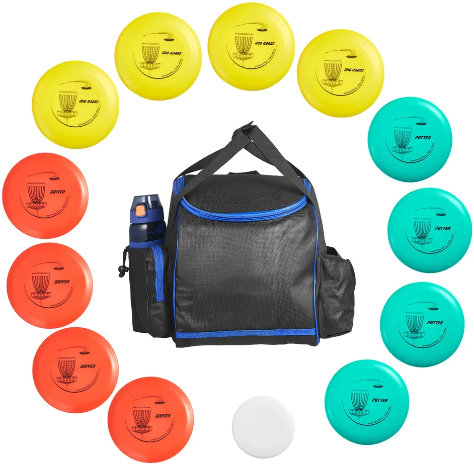 VEVOR Disc golf rinkinys, 12 diskų pradedantiesiems