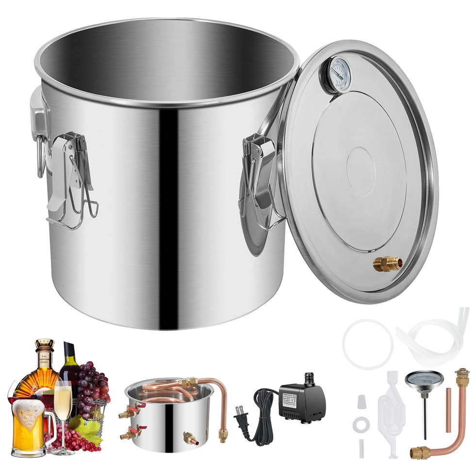 Vevor distiliavimo rinkinys su vandens pompa 36 ltr