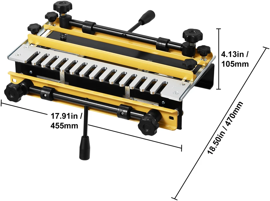 VEVOR Kregždės uodegos frezavimo šablonas 310 mm