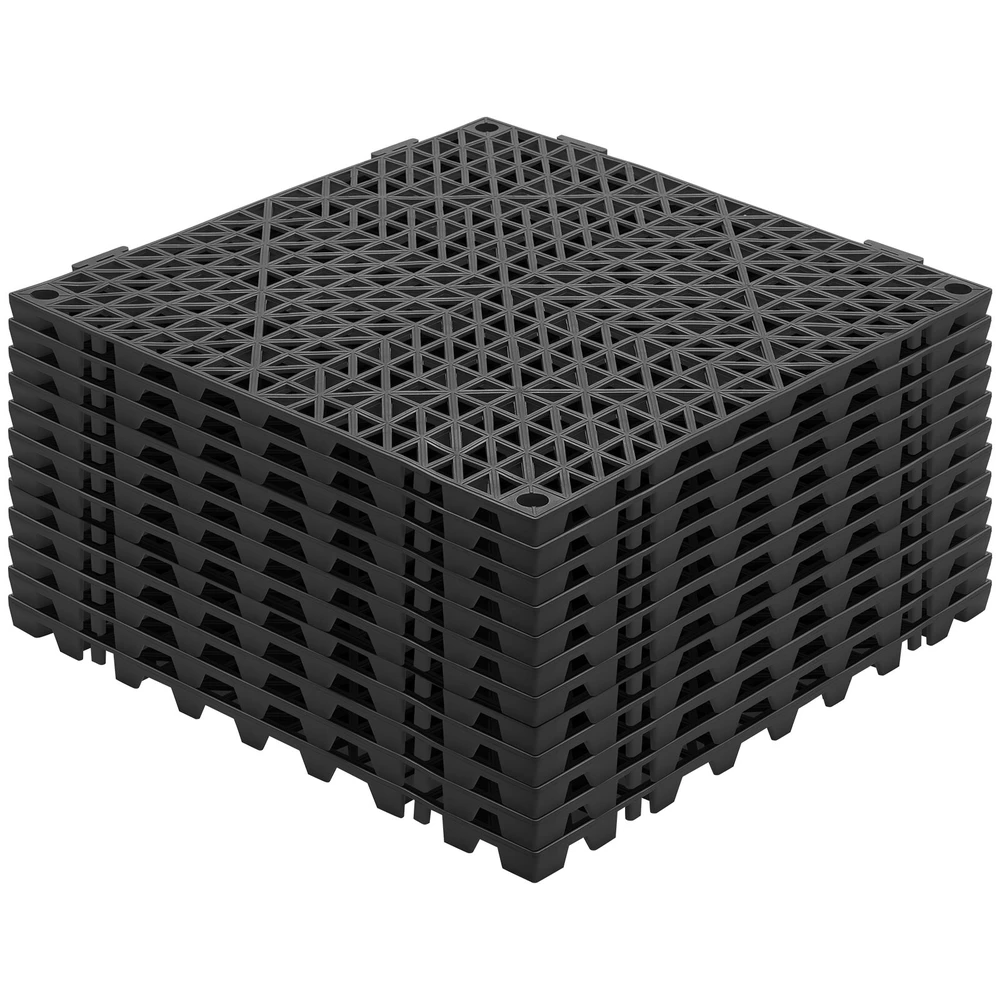 VEVOR Sujungiamos grindų plytelės 30x30 cm PVC, 12 vnt.