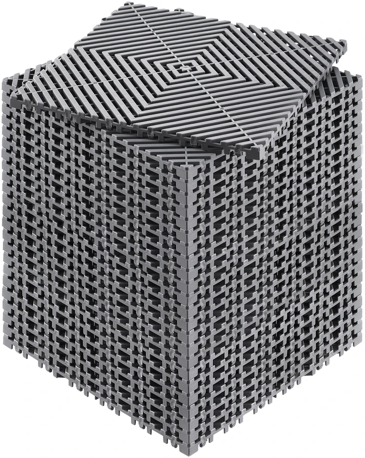 VEVOR Drenažinė modulinė grindų plytelė 30 x 30 cm